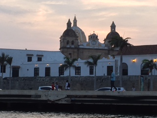 View of Old Town from Cartagena Bay